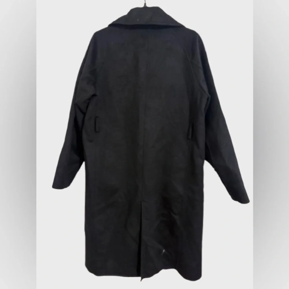Uniqlo Elegant Black Trench Coat - Picture 3 of 8